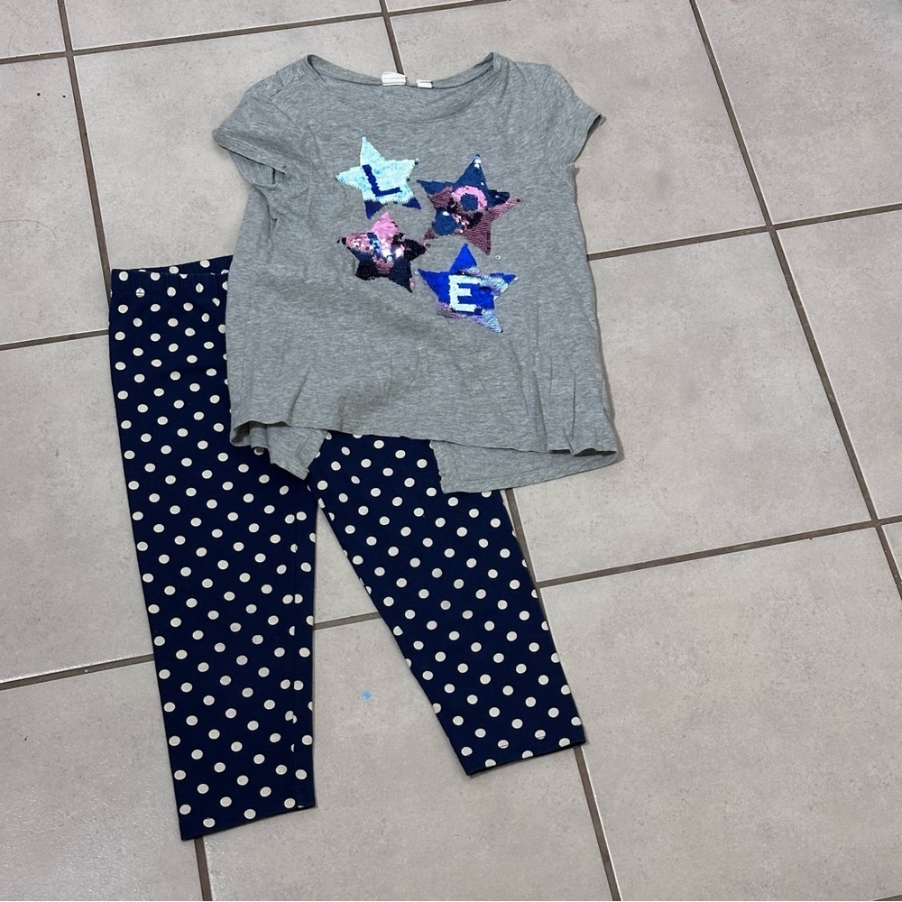 Gap Kids Girls T-shirt & Leggings size M(8).‎